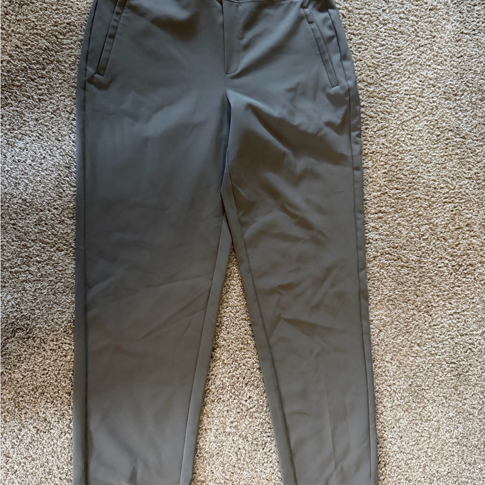 Athleta Brooklyn Ankle Pants – Olive Green, Size 6